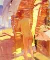 La Niña Curiosa pintor Joaquín Sorolla Desnudo impresionista